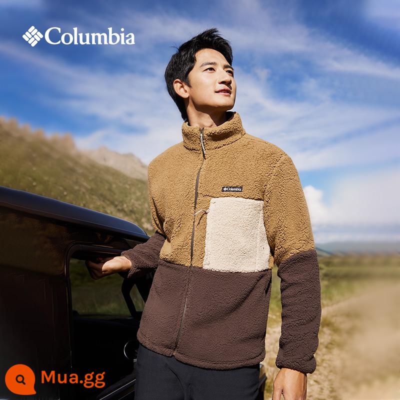 Áo khoác lông cừu thể thao du lịch mềm mại ấm áp dành cho nam nữ Columbia Columbia AE0790 - 277 da nâu