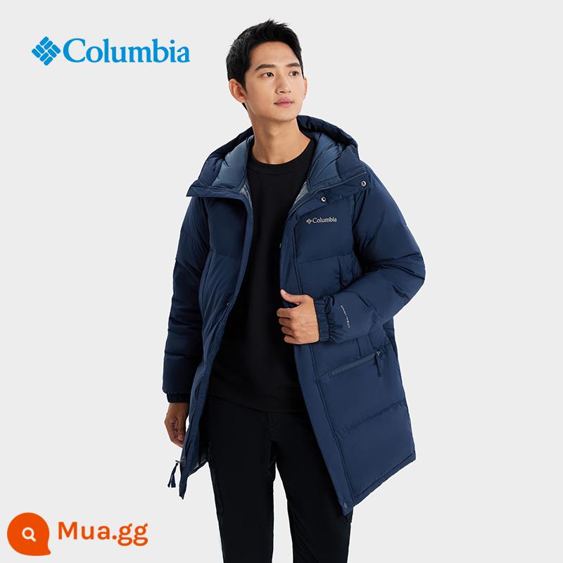 Áo khoác lông vịt lông xù dài vừa ấm áp dành cho nam và nữ Columbia WE0994 - 464 xanh navy (nam nữ giống nhau)