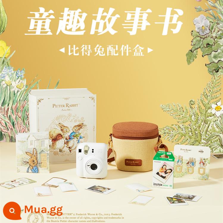 Giấy ảnh Fuji Polaroid mini7+/7C/7S/mini8/9/11/25/90 cạnh trắng giấy ảnh hoạt hình 3 inch - Hộp phụ kiện ngộ nghĩnh dành cho trẻ em Peter Rabbit (gồm 10 tờ giấy in ảnh)