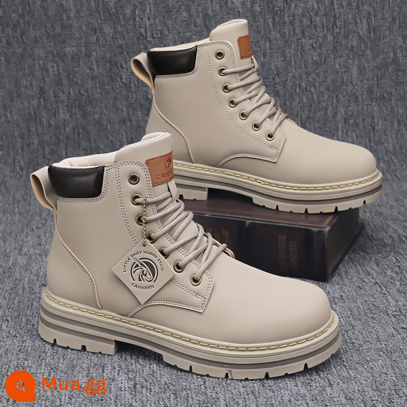 Martin Boots Mùa đông nam cộng với nhung leo núi cao -Giày da bảo vệ trang web chống thấm nước nội bộ nam - Mai [ảnh chính] (phiên bản hàng đầu chính thức)