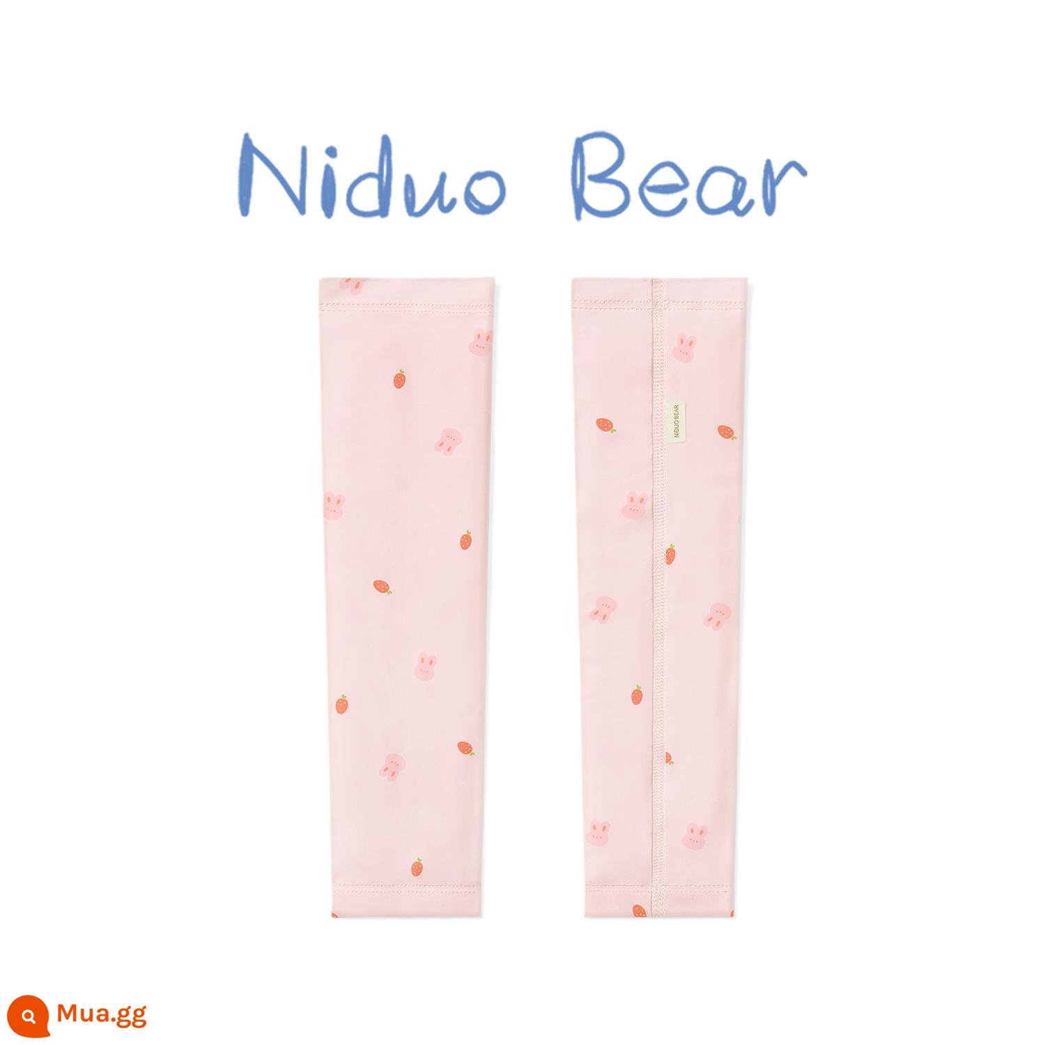 Áo chống nắng trẻ em Nido Bear 2023 tay băng cho bé cảm giác thoáng mát nhanh khô chống tia UV bé trai và bé gái tay bảo vệ cánh tay - Hồng BX1006 Độ tuổi áp dụng: 1-6 tuổi