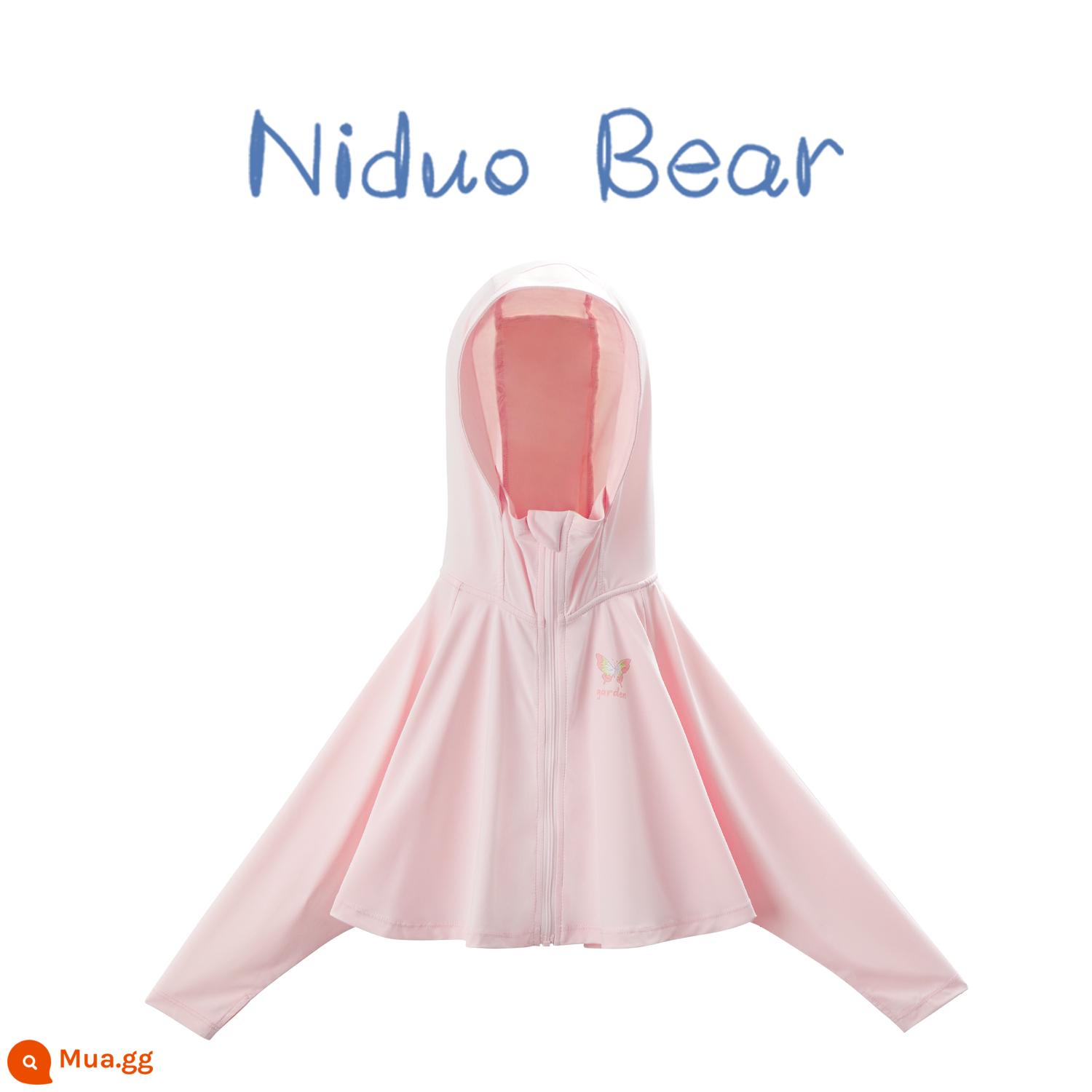 Quần áo chống nắng cho bé Nido Bear 2023 quần áo da trẻ em quần áo chống nắng cho bé upf50 quần áo chống nắng trẻ em phần mỏng - bướm hồng tiềm ẩn