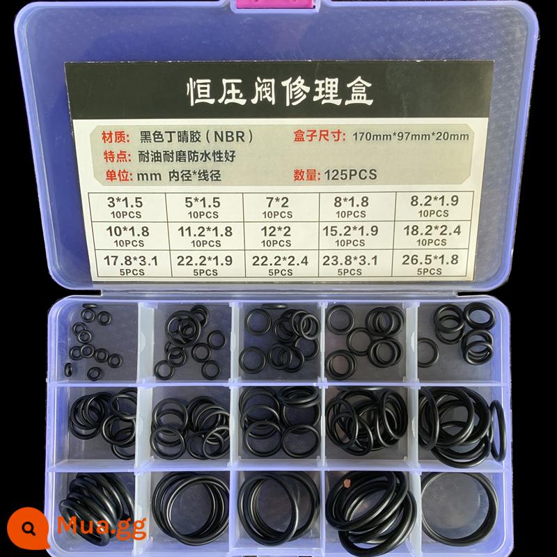 O-ring van công nghiệp van khí miễn phí vận chuyển con dấu chịu áp lực cao màu đen Dingqing flo cao su skeleton con dấu dầu chịu mài mòn hộp sửa chữa - Bộ hộp sửa chữa van áp suất không đổi