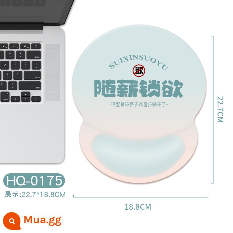 Miếng Lót Chuột Cổ Tay Cổ Tay Văn Phòng Sáng Tạo Văn Bản Đơn Giản Máy Tính Xách Tay Silicone Miếng Lót Cổ Tay Bé Trai Và Bé Gái - HQ-0175 [đệm cổ tay]