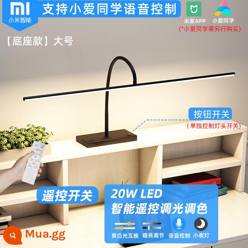 Đèn học đặc biệt để bàn đèn đọc sách led đầu giường loại kẹp đèn đọc sách thông minh bảo vệ mắt 2022 mới - [Mẫu cơ sở] Lớn 20W [Điều khiển bằng giọng nói của bạn cùng lớp Xiaomi Smart APP Xiaoai]