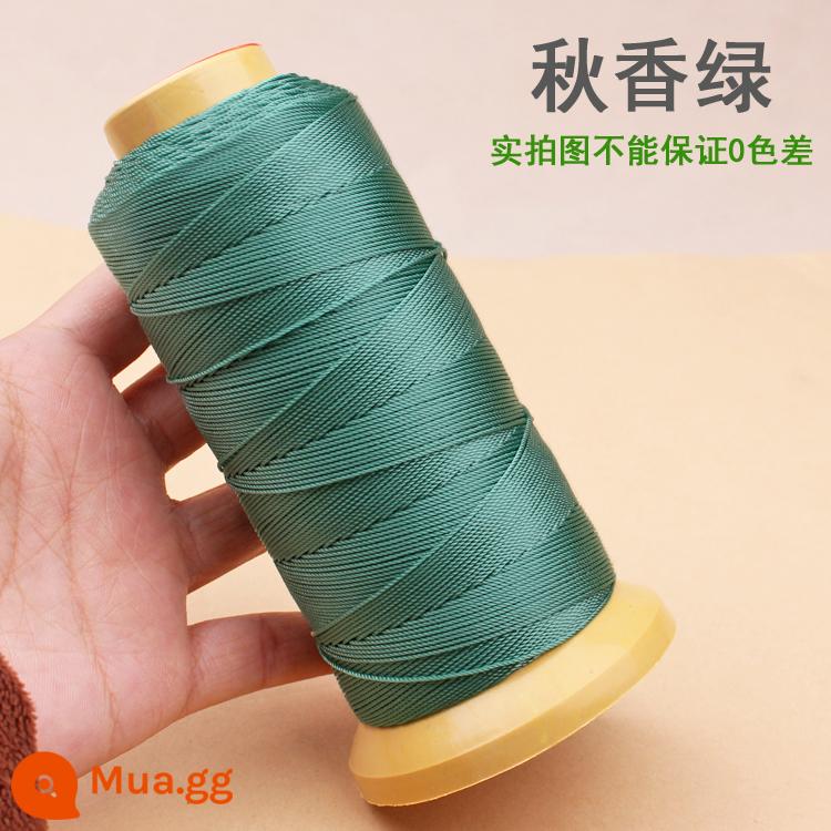 Dây hiệu ba con cá vàng làm mặt dây chuyền handmade sợi chỉ xâu chuỗi hạt đeo tay 3 6 sợi làm dây đỏ tua rua - Xanh đậm mùa thu thơm (mã màu: R3463) 9 cổ phiếu