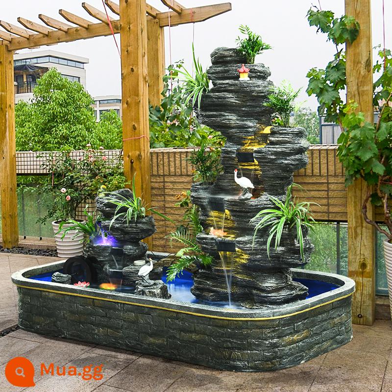 Rocked Mountain Falls Fountain Khách sạn Phòng khách trong nhà - 80981 dài 205 rộng 100 cao 165 Yahei bán hàng trực tiếp tại nhà máy