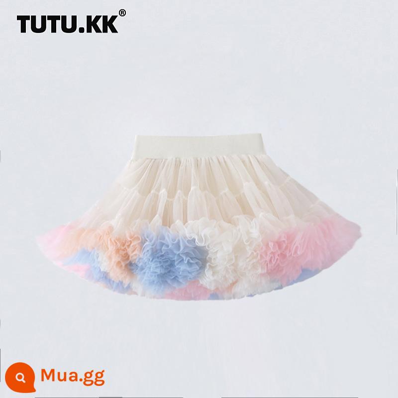 Váy tutu bé gái phù hợp với váy trẻ em với váy bé gái mùa đông váy tutu thỏ váy thỏ - B062 Dream Rainbow [23 mẫu nâng cấp mới]