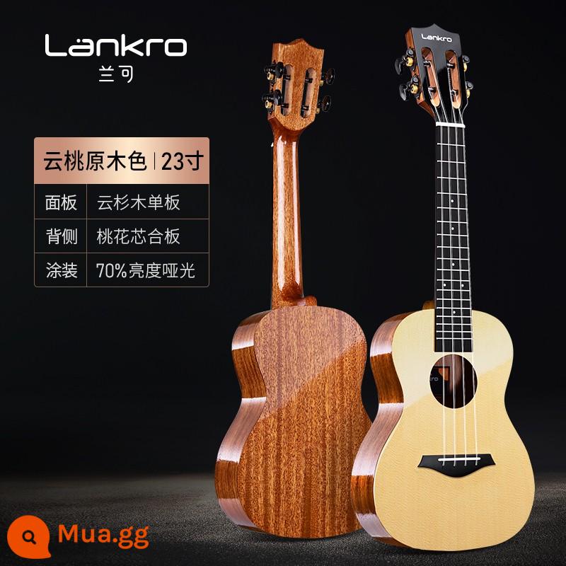 Đàn Ukulele cô gái mới bắt đầu cấp độ đầu vào trẻ em người lớn đàn guitar nhỏ cao cấp 23 inch 26 đàn Ukulele nam - Veneer-màu gỗ đào 23 inch