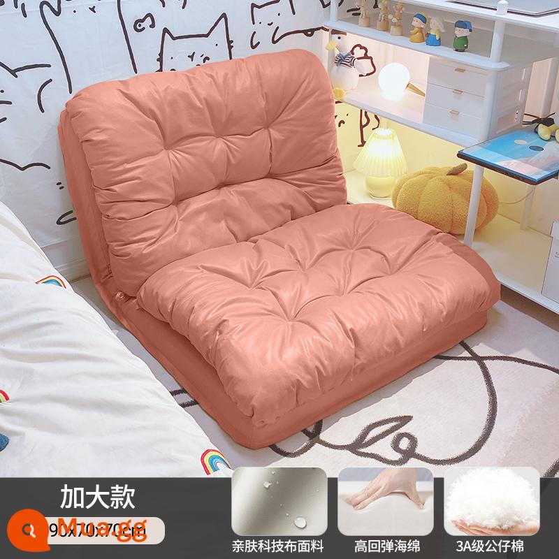 Sofa lười có thể nằm và ngủ trên chiếu tatami phòng ngủ đơn và đôi gấp sofa giường đôi ghế ban công giải trí - Bông hồng & bông búp bê cực lớn [90*260]