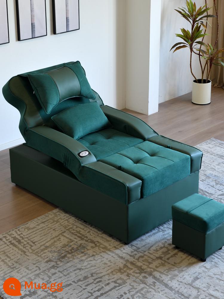 Ghế sofa ngâm chân giường trị liệu bằng điện mát-xa chân tất cả trong một giường xông hơi còn lại ghế phòng chờ ghế sofa ngâm chân - Thân liền mảnh có khả năng nâng đỡ*cotton co giãn cao+bọt hoạt tính*có thể đặt trong chậu. Không bao gồm chậu