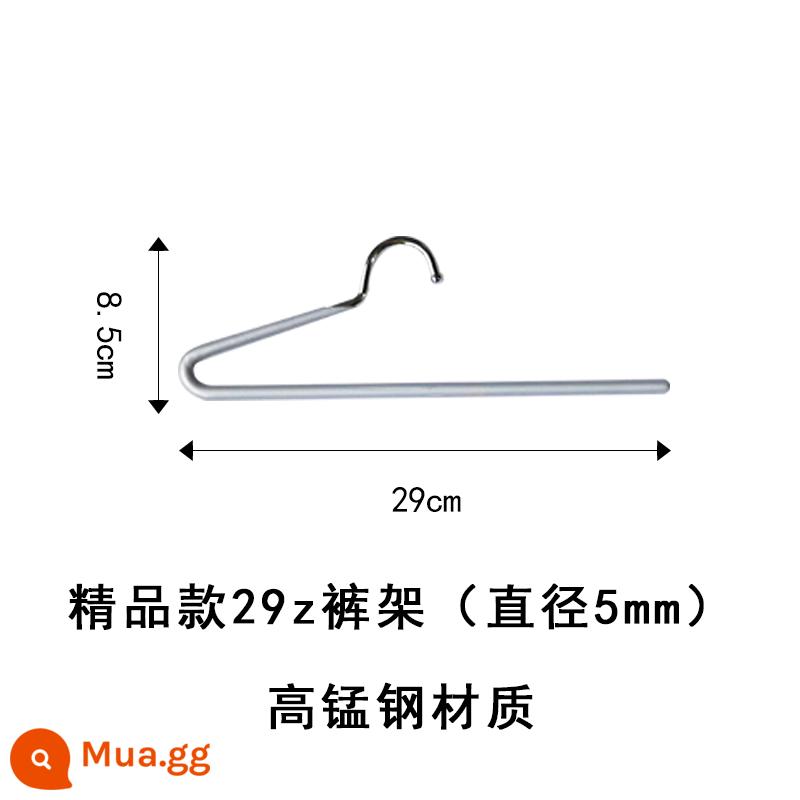 Phong cách thép không gỉ Lala quần áo và mũ có thể sống tiết kiệm không gian lưu trữ và treo quần đa chức năng thần tạo tác quần giá kéo thanh tải hàng đầu - Giá treo quần mẫu cao cấp 29z 10 cái (5mm) 29z 10 cái
