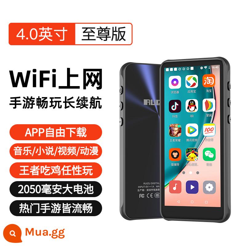 Ruizu H8mp4wifi có thể lướt Internet mp3 nghe nhạc Walkman phiên bản sinh viên Bluetooth mp5 toàn màn hình mp6 đọc tiểu thuyết - Bản Extreme [Chạy 2G + Pin Lớn]