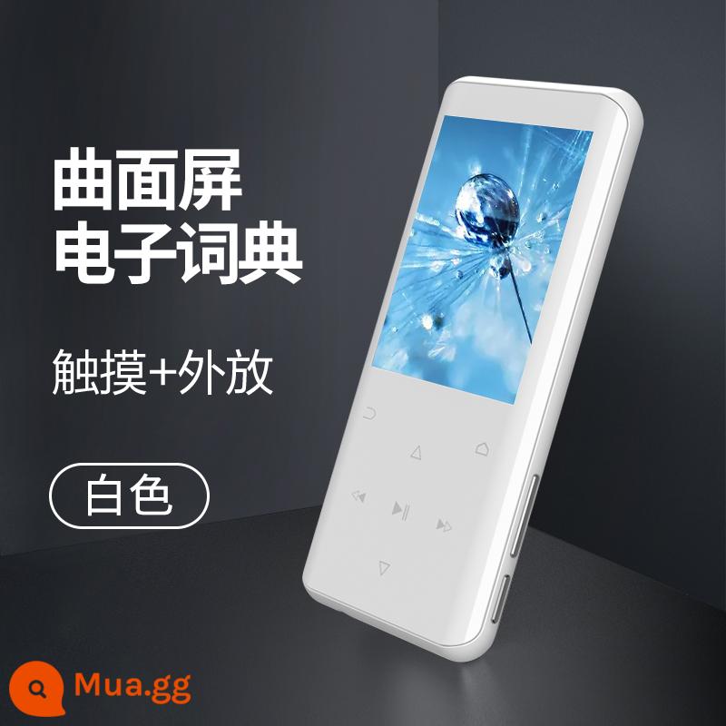 Rui People MP3 English Bai Lắng nghe Phiên bản sinh viên MP4 Curved Screen Xem tiểu thuyết nghe bài hát Bluetooth Player P6 Ultra -thin P5 - Màn hình cong 2,4 inch [màu trắng] [bản ngoài trời]