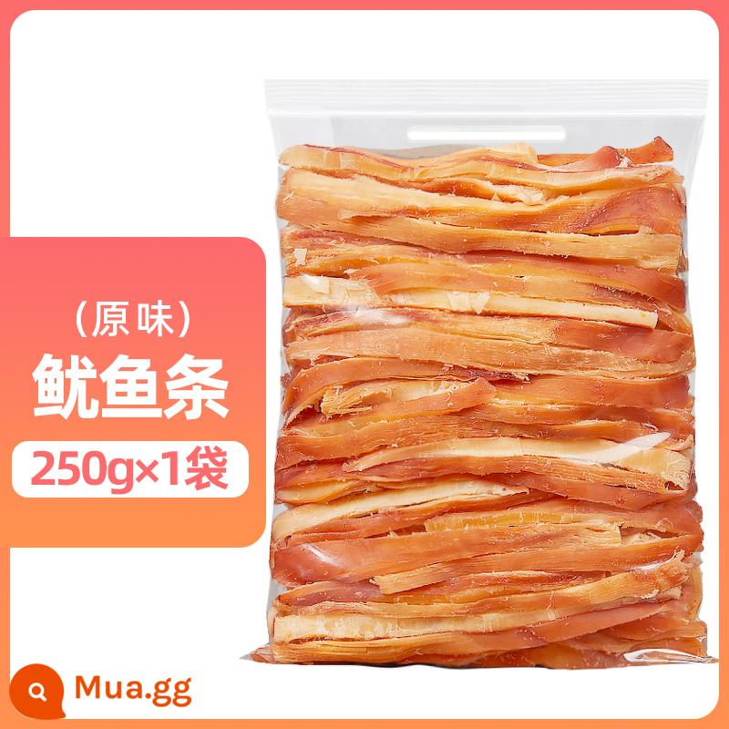 Mực xé sợi mực xé sợi 500g thực phẩm nấu chín nguyên bản hải sản ăn liền để giảm cảm giác thèm ăn vặt đồ ăn nhẹ đồ ăn giải trí - [Dải mực] Khối lượng tịnh: 250g * 1 túi