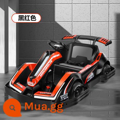 Trẻ em go-kart thương mại điều khiển từ xa nam lưới cảm ứng màu đỏ xe điện bốn bánh trôi đồ chơi trẻ em có thể ngồi người lớn - K5 màu đỏ đạt tiêu chuẩn với tính năng tự lái+