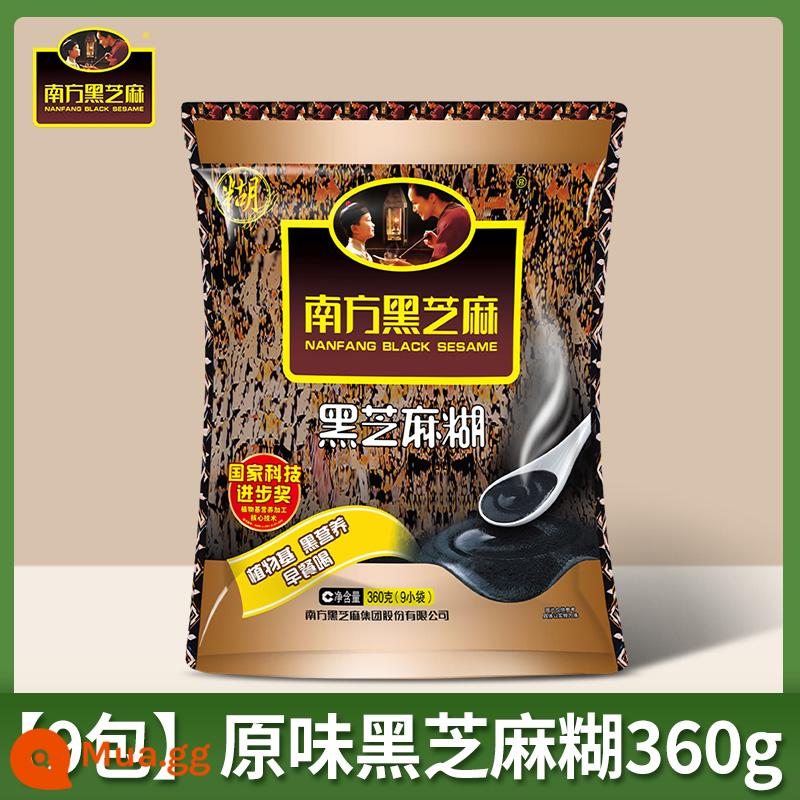 Bột mè đen miền Nam 1000g bữa sáng bổ dưỡng chính hãng hàng đầu cửa hàng chính hãng cùng loại mè đen không đường cho bà bầu - [9 gói] Mè đen nguyên chất 360g*1 túi.