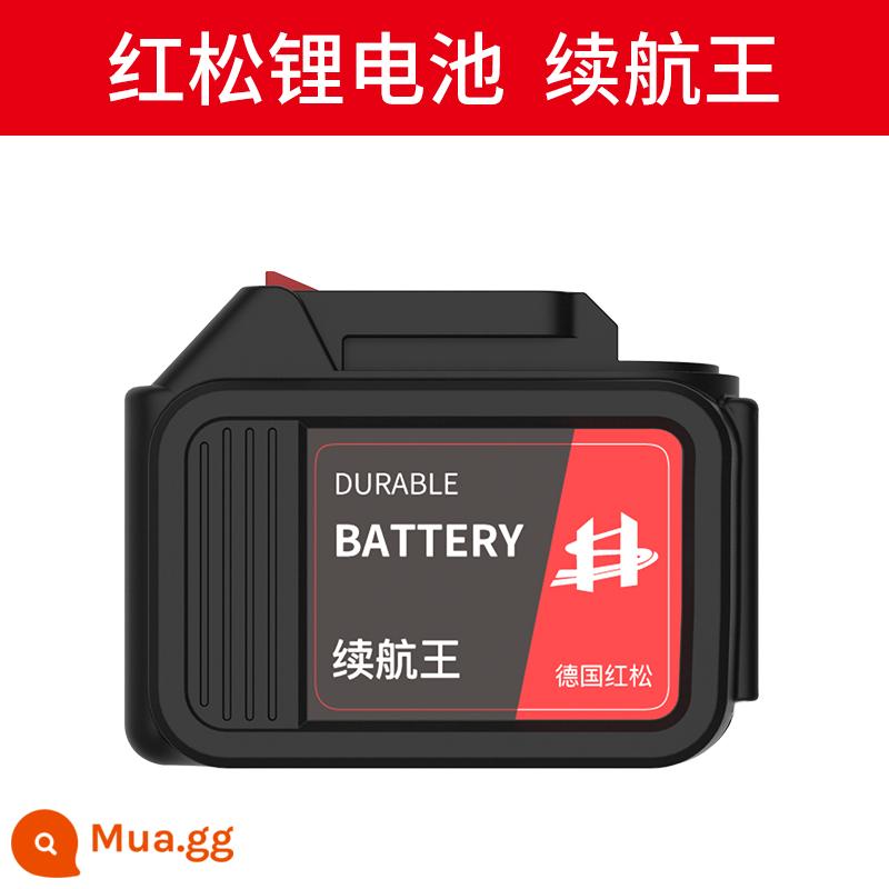 Máy vặn vít thông đỏ pin lithium/máy mài góc/máy khoan búa/máy sấy tóc pin lithium chính hãng - Tuổi thọ pin pin vua-lithium