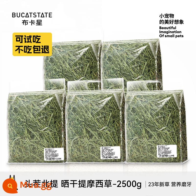 Bucas sao cỏ timothy thức ăn cho thỏ 23 năm cỏ thỏ tươi hạt ăn được đồng cỏ khô hạt chuột lang - 2500g