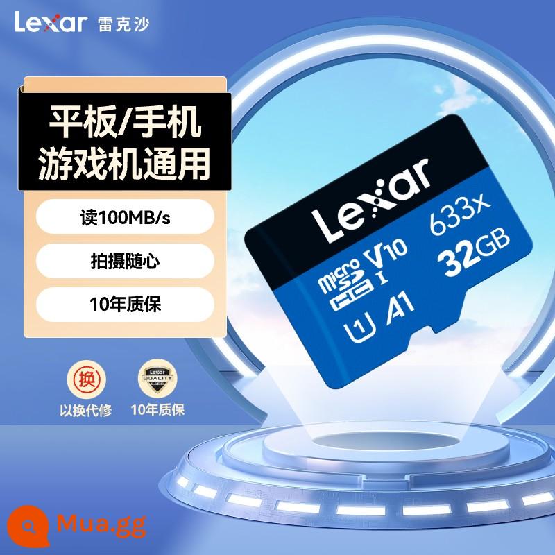 Thẻ nhớ Lexar 128G 1T điện thoại di động máy bay không người lái Thẻ nhớ MicroSD TF 256G cửa hàng hàng đầu - 633X 32GB(95MB/giây)