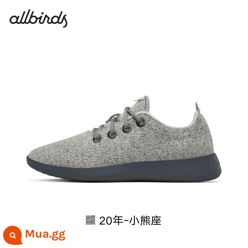 AllbirdsWool Runner Len Mùa Đông Thoáng Khí Thoải Mái Nam Giày Nữ Giày Giày Thường - 20 năm - Tiểu Ursa