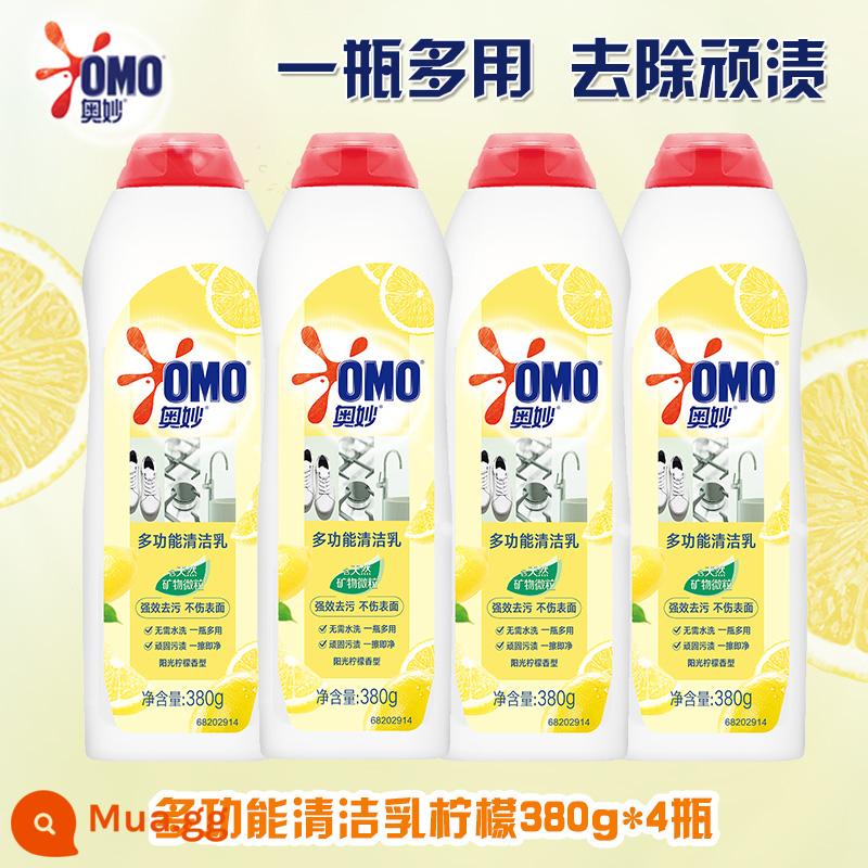 Sữa rửa mặt đa năng OMO Natural Workshop hương chanh loại 380G*3 hỗn hợp tẩy tế bào chết đa năng - Hương chanh 380g*4 chai