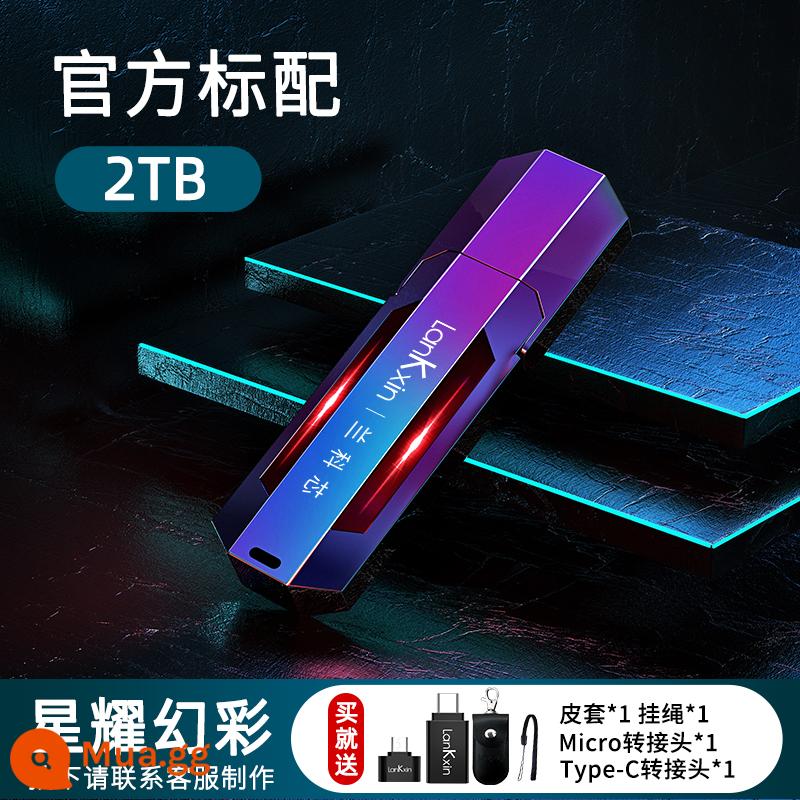 Mã hóa đĩa U trạng thái rắn di động Lanke core 256G Type-cUSB3.2 tốc độ cao WinToGo macbook ssd ngoài điện thoại di động máy tính ổ đĩa flash USB di động dung lượng lớn sử dụng kép ổ cứng tùy chỉnh 128 - ②TB [3.2-Xingyao Symphony - Standard]