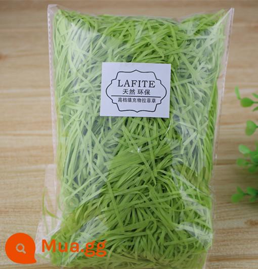 Hộp quà tặng raffia điền dải giấy vụn đám cưới hộp kẹo sáng tạo bộ đồ giường cỏ vật liệu trang trí bao bì dải giấy vụn - màu xanh ngọc lam