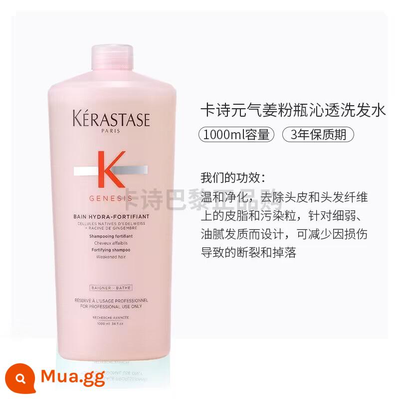 Dầu Gội Kérastase Paris 1000ml Platinum Phục Hồi Gốc Kim Cương Đen Chăm Sóc Đặc Biệt Chức Năng Kiểm Soát Dầu Đôi Nuôi Dưỡng Trị Gàu Mềm Mại - Dầu gội làm mới tơ tằm Fuyuanxin 1000ml Yuanqi Ginger Oil Control Fluffy