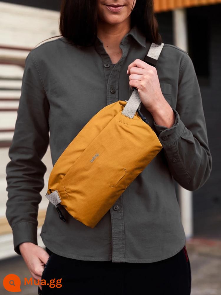 Bellroy Úc Lite Sling 7L ánh sáng trước ngực túi đeo vai đi lại giản dị túi thắt lưng nam nữ Túi - Màu nâu đồng [LiteSling7L]