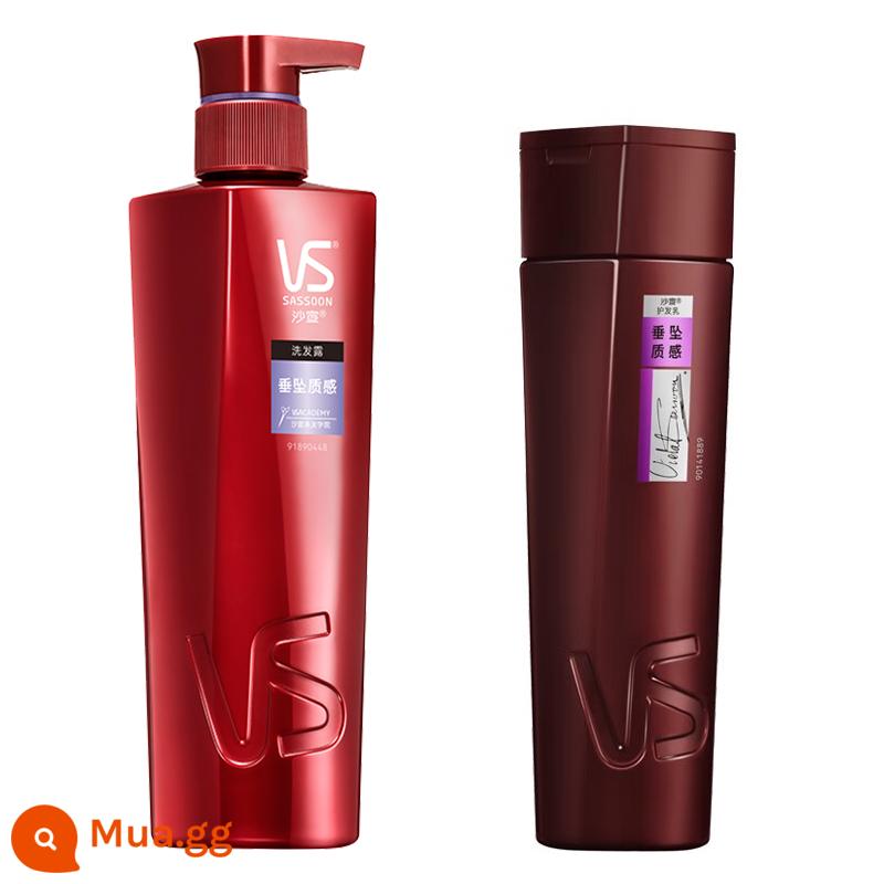 VS Sassoon Dầu Gội Sửa Chữa Dưỡng Ẩm Trị Gàu Trị Ngứa Nam Bộ Dầu Gội Dưỡng Ẩm Nữ - [Set] Kết cấu rèm (giặt 750g + bảo vệ 200g) (mịn và không thắt nút)