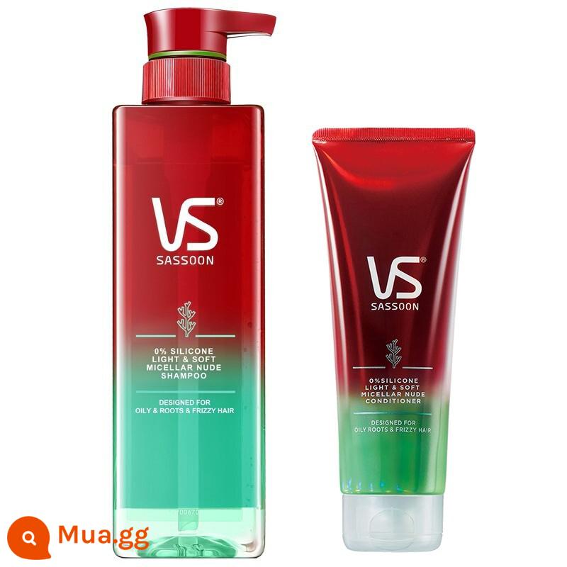 VS Sassoon Dầu Gội Sửa Chữa Dưỡng Ẩm Trị Gàu Trị Ngứa Nam Bộ Dầu Gội Dưỡng Ẩm Nữ - [Set] 0 Dầu Silicone (Sữa rửa mặt dưỡng ẩm nhẹ cho da 500ml + Kem bảo vệ 210ml)