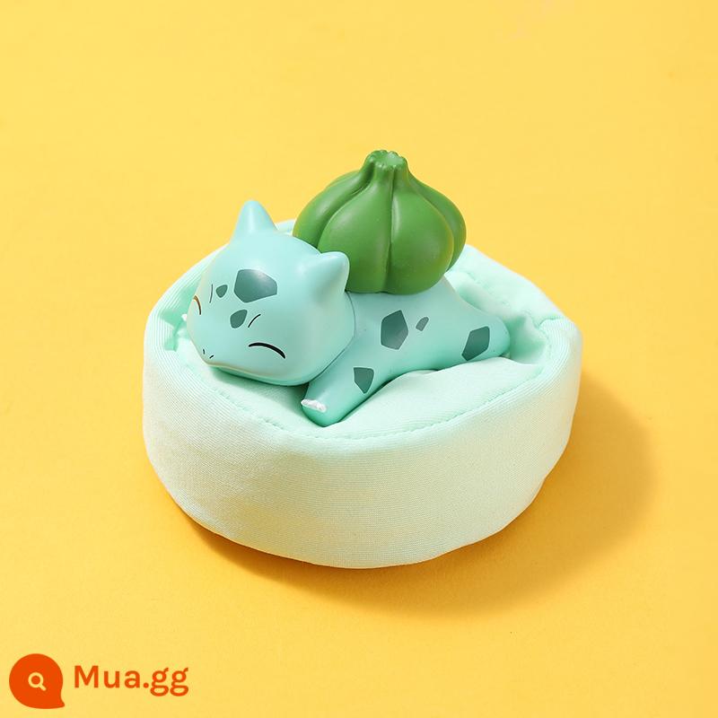 Pokémon chính hãng Pokémon Pokemon Pokemon Pikachu Miao Frog Seed Kabi Beast Model Ornament Doll - Bulbasaur [Tư thế ngủ]