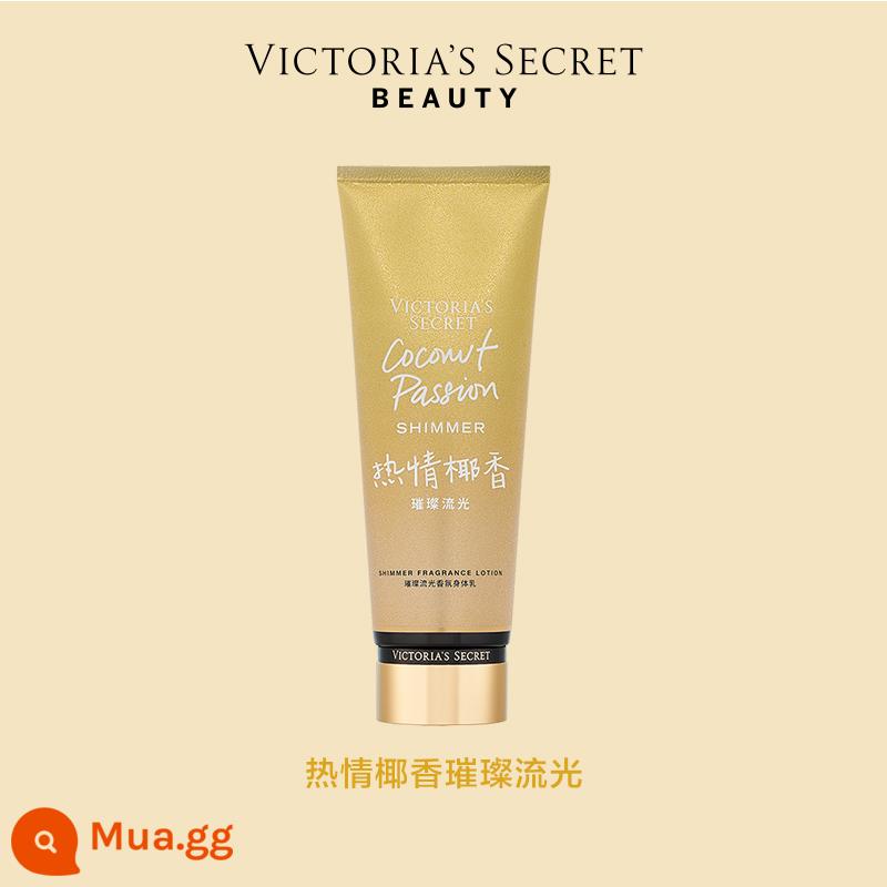 【Mua ngay】Sữa dưỡng thể hương thơm Victoria's Secret Velvet Petal Sữa dưỡng thể - Hương dừa nồng nàn với ánh sáng rực rỡ (có ánh sáng lung linh)