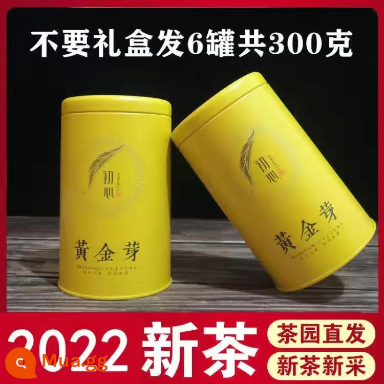 Hộp quà tặng vàng Bud 2022 Tea mới mưa trước mưa, Anji Gold Gold Tea cao 250g Tea Green Tea Tặng quà tặng quà tặng - 300g