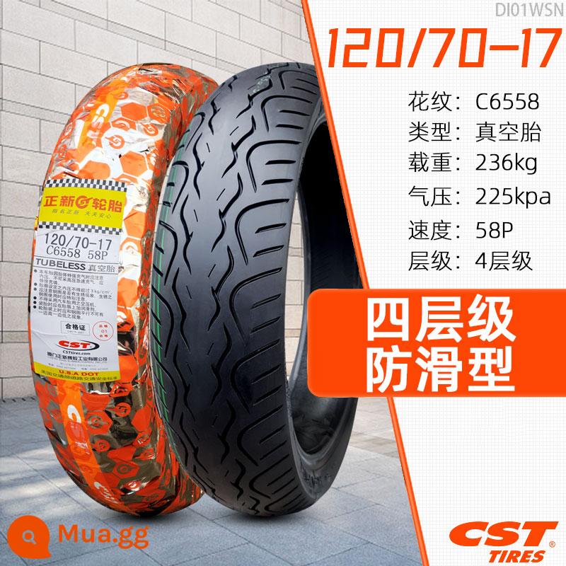 Lốp không săm xe máy Zhengxin Tire 90/100/110/120/130/140/150/60/70/80-17 inch - Lốp không săm 120/70-17 Zhengxin