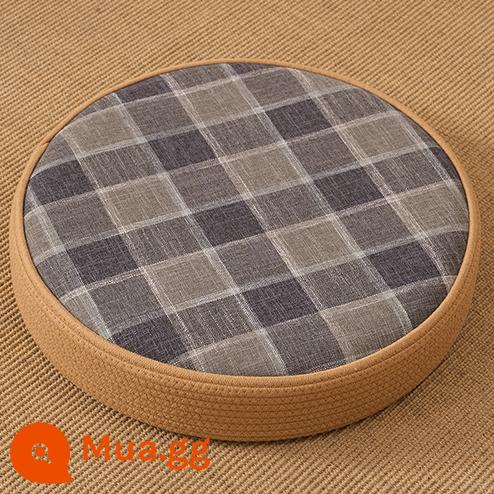 Nhật Bản Futon Đệm Phòng Khách Ban Công Cửa Sổ Vịnh Tất Nam Hộ Gia Đình Tầng Dày Thờ Phật Ngồi Trụ Thiền Thiền Đệm - kẻ sọc xanh