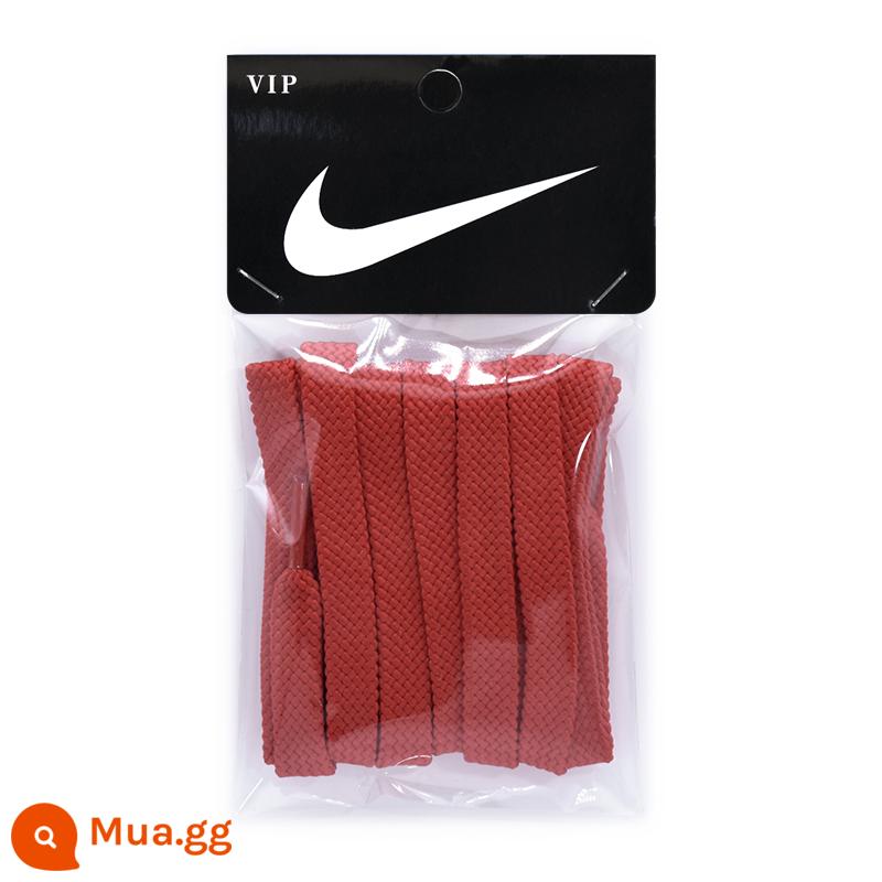 Dây giày cotton nguyên chất cho nam, đế phẳng màu trắng 2 lớp, thích hợp với giày Nike trắng, giày thường, giày thể thao, cotton nguyên bản, đa năng cho nữ - Đôi Nike Double Layer 1 Màu Đỏ