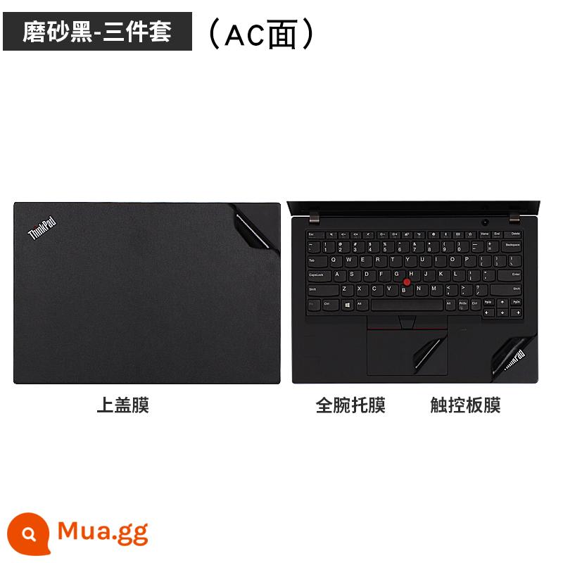 thinkpad Lenovo T16e590 xách tay 14x1 máy tính 2021 miếng dán s1GEN2 vỏ L15Carbon490 máy tính 2022 màng bảo vệ 13e480t470p3x390x280s5 - Bộ 3 món màu đen mờ