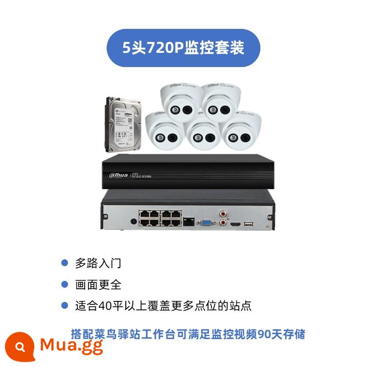 Bộ Giám Sát Phiên Bản Uniview Bán Chạy (không bao gồm cáp mạng và cáp VGA, không bao gồm công lắp đặt) - Bộ giám sát 720P 5 đầu