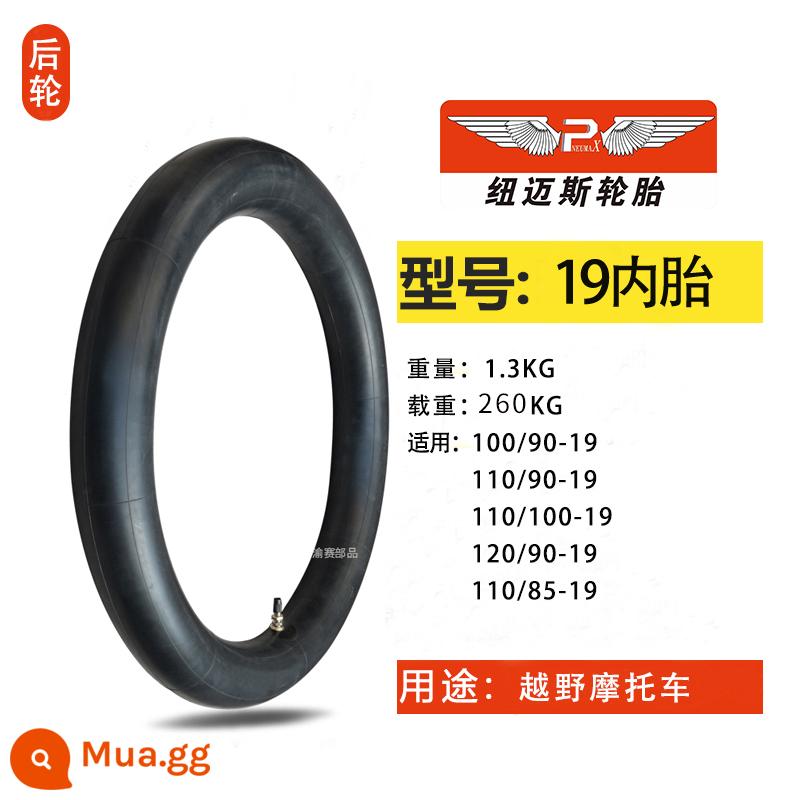 Lốp đầu máy địa hình Newmes lốp ngoài lốp leo núi lốp trước và sau 18 inch 120/90-18 sau 100/90-18 - Ống bên trong butyl có độ dày bình thường 19 inch