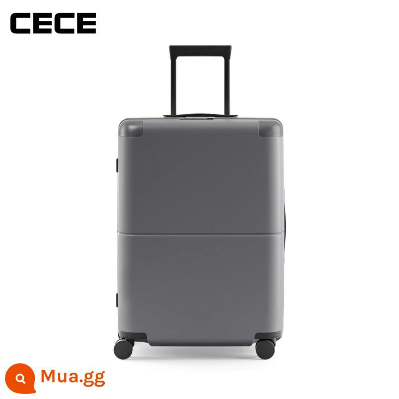 CECE Nhật Bản im lặng đa năng bánh xe vali nữ 24-inch xe đẩy vali nam 20-inch nội trú vali 28 - xám khói