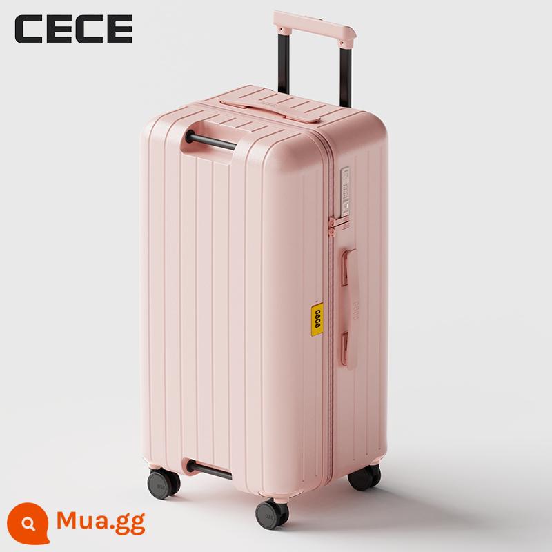 CECE2023 Mới Phanh Vali Đa Năng Công Suất Lớn Nâng Xe Đẩy 28 Inch Nam 30 Nữ Hành Lý - thịt hồng