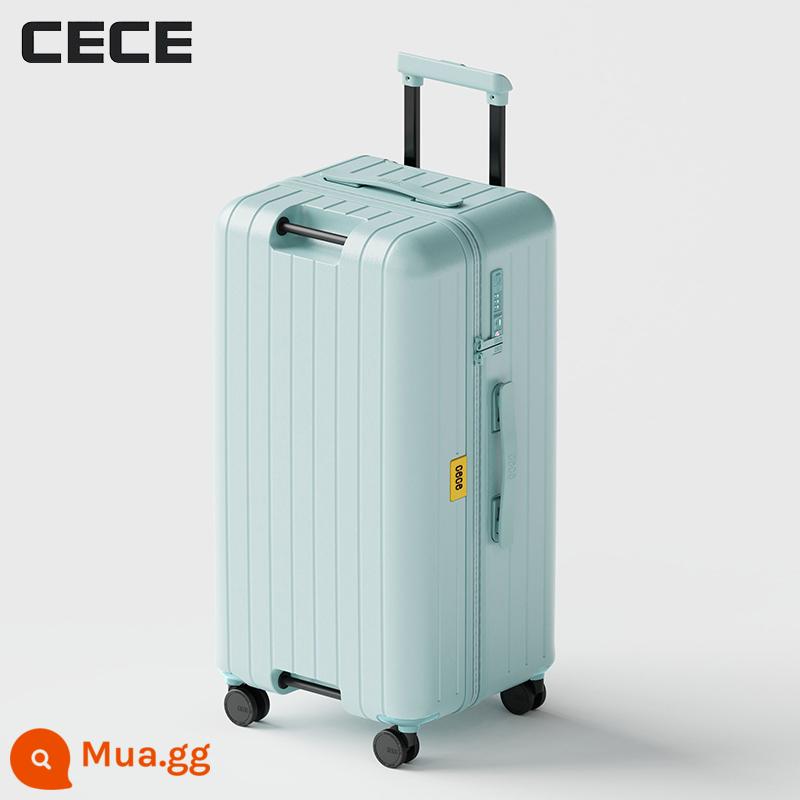 CECE2023 Mới Phanh Vali Đa Năng Công Suất Lớn Nâng Xe Đẩy 28 Inch Nam 30 Nữ Hành Lý - xanh xám