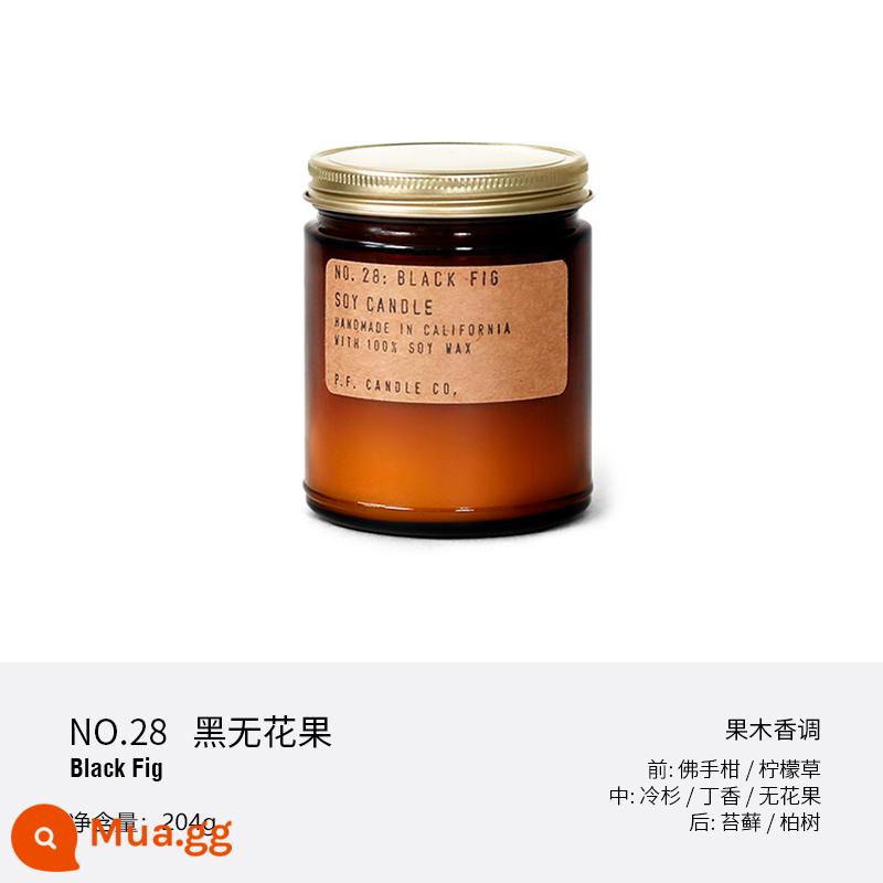 [Tự vận hành] Nến thơm P.F.Candle Co. Phòng ngủ Mỹ Tinh dầu hỗ trợ giấc ngủ Pf Fragrance Sleep - Quả sung đen 204g