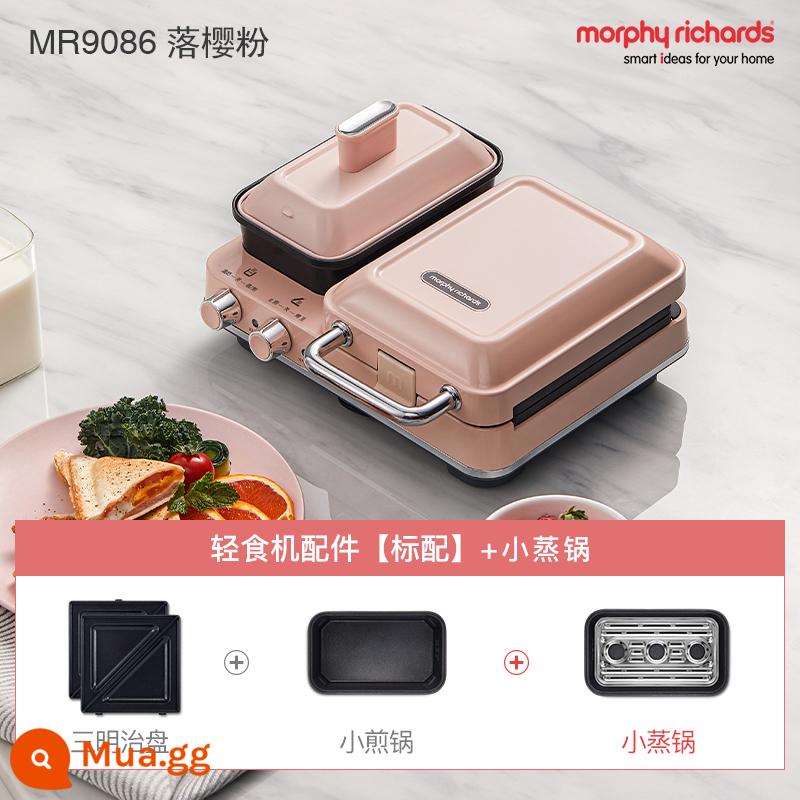 [Tự vận hành] Máy ăn sáng đa chức năng Mofei Máy làm thức ăn nhẹ sandwich Máy nướng bánh quế gia dụng nhỏ - Bột hoa anh đào [tiêu chuẩn + hấp]