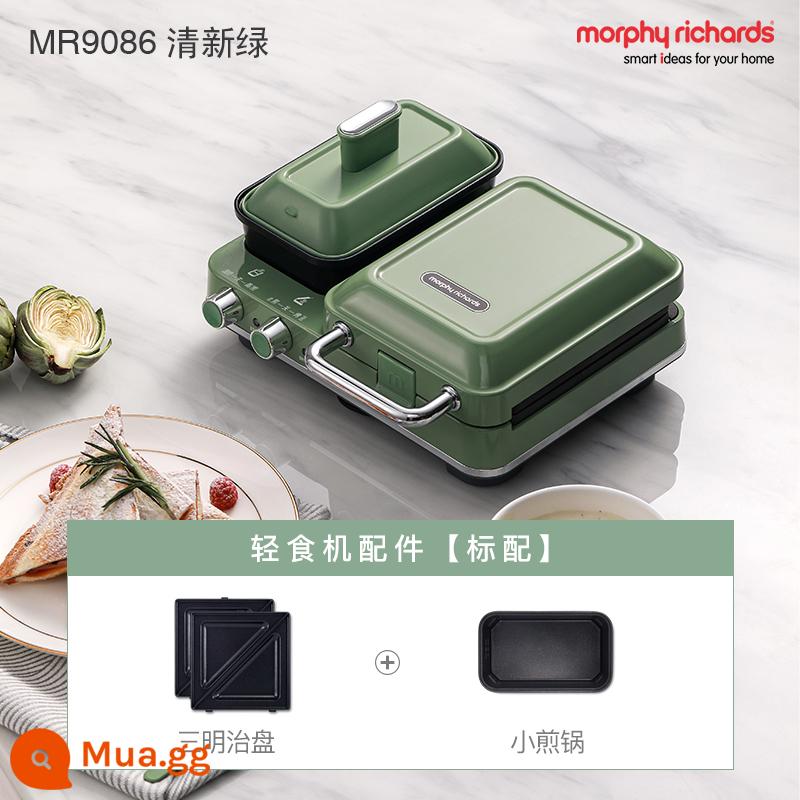 [Tự vận hành] Máy ăn sáng đa chức năng Mofei Máy làm thức ăn nhẹ sandwich Máy nướng bánh quế gia dụng nhỏ - Màu xanh tươi [cấu hình tiêu chuẩn]