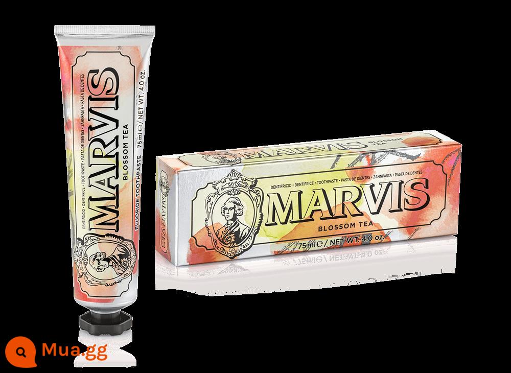 [Tự vận hành] Kem đánh răng dòng trà chiều MARVIS Mars của Ý 75ml/que, ba hương vị - Trà hoa