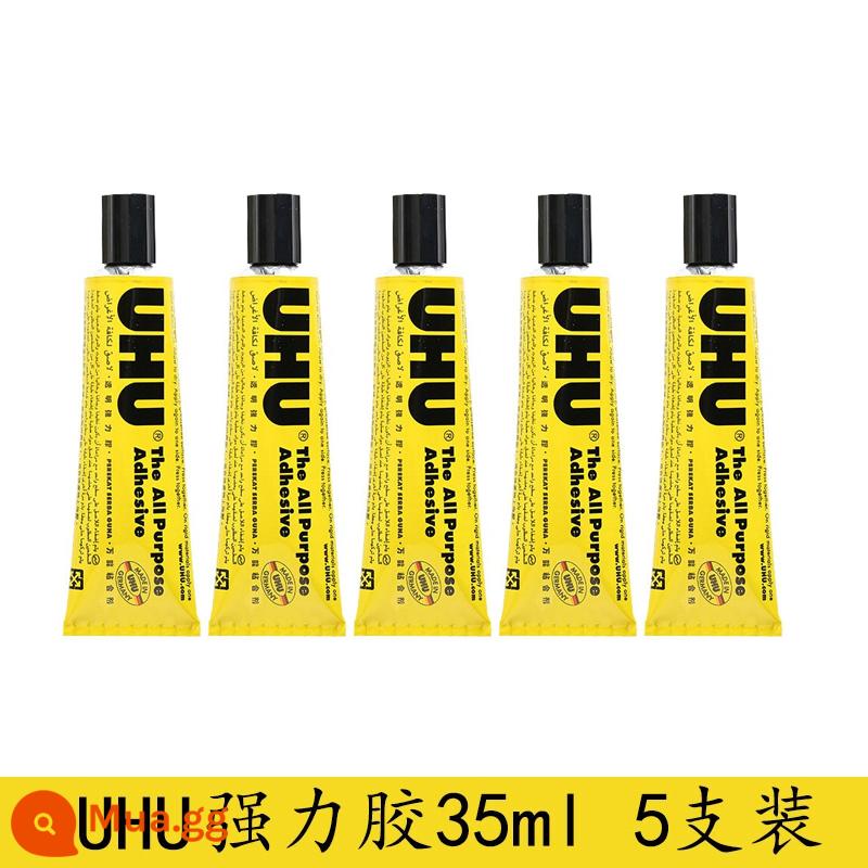 [Tự vận hành] Keo dán mạnh UHU nhập khẩu từ Đức keo dán phổ thông thủ công trong suốt mô hình gỗ thủy tinh kim loại chế biến gỗ sửa chữa giày đa chức năng đặc biệt keo dính keo dính đa năng - 35ML-5 miếng