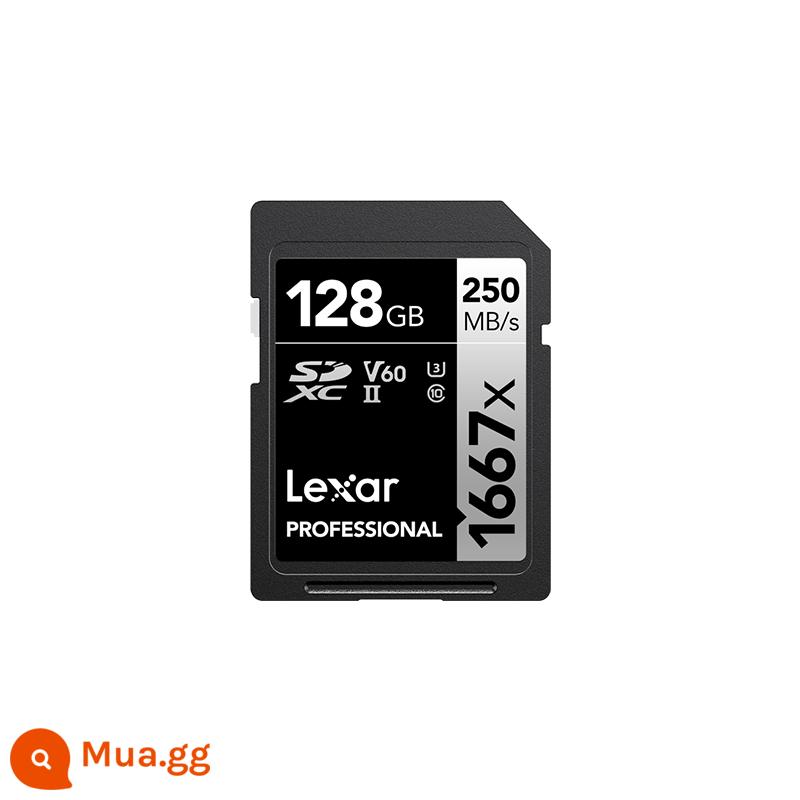 [Tự vận hành] Thẻ nhớ Lexar sd v60 Thẻ nhớ SD tốc độ cao 128g256g Thẻ nhớ máy ảnh 1667 - 128GB丨88VIP được giảm giá 5%